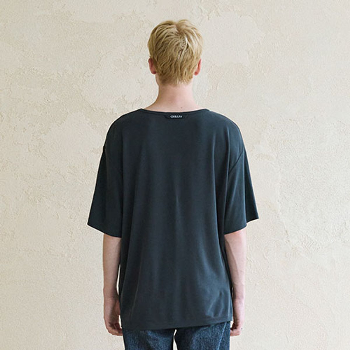 칠사(CHILLSA) SW Over Fit Short Sleeve_Black