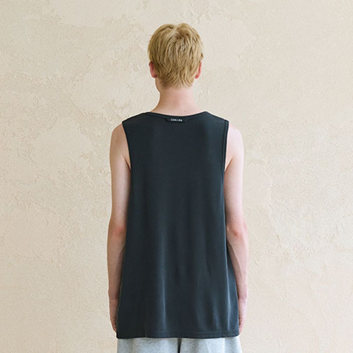 칠사(CHILLSA) SW Over Fit Sleeveless_Black