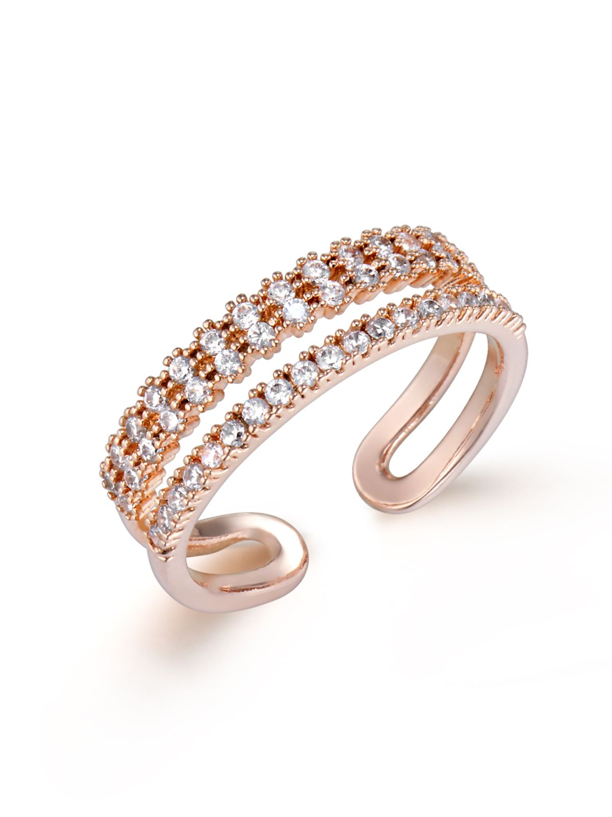 엘르주얼리(ELLEJEWELRY) 볼드 투 라인 오픈링 ELBRWR148
