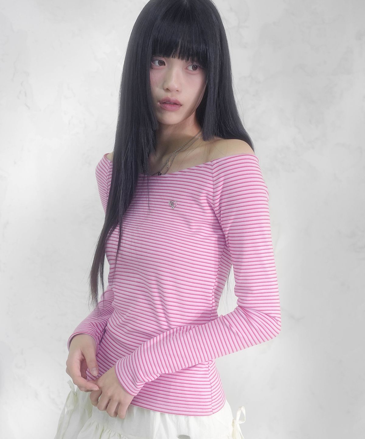 비바셔스(VIVACIOUS) Se Stripe Boat-Neck Tee_5Colors