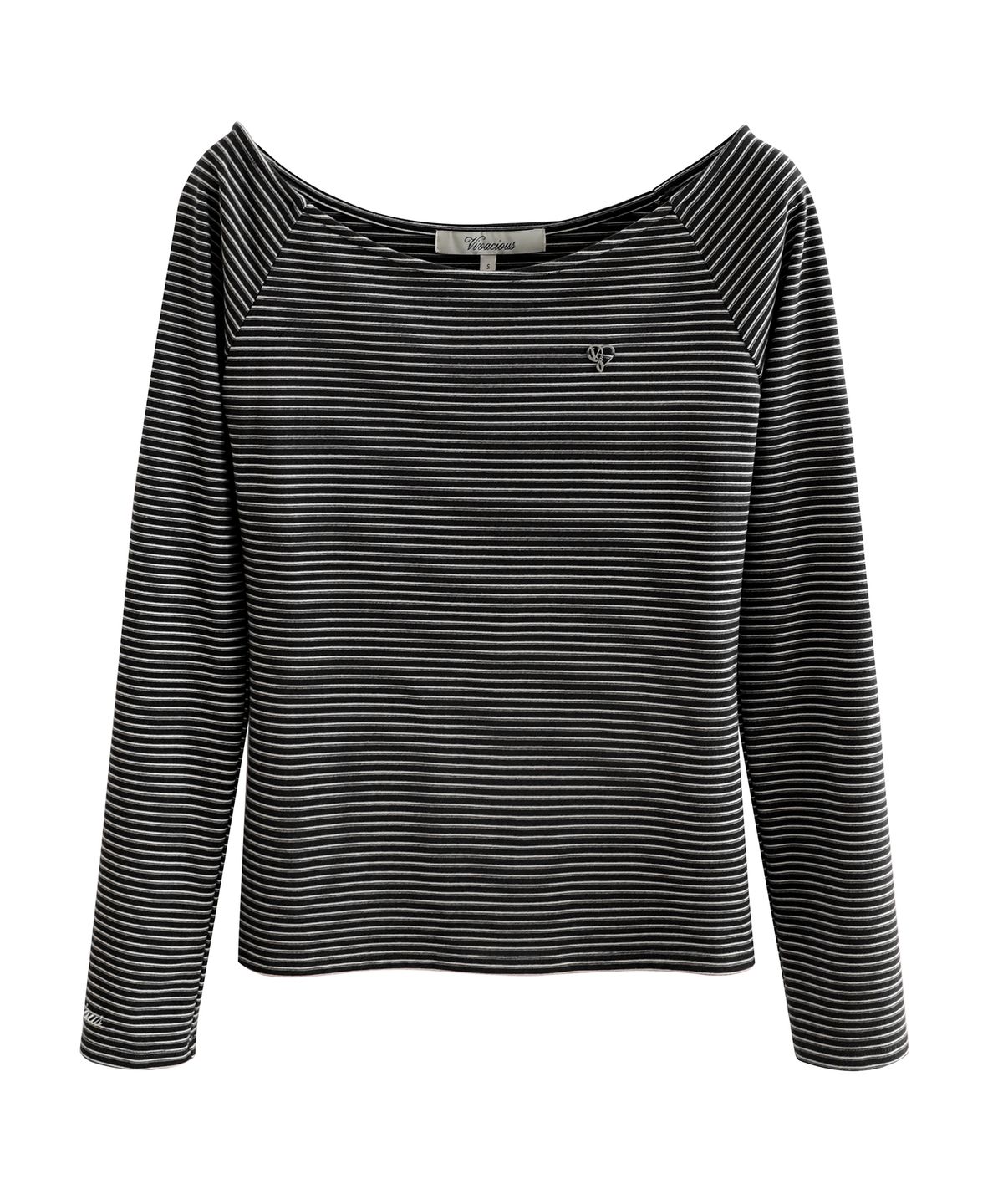 비바셔스(VIVACIOUS) Se Stripe Boat-Neck Tee_5Colors