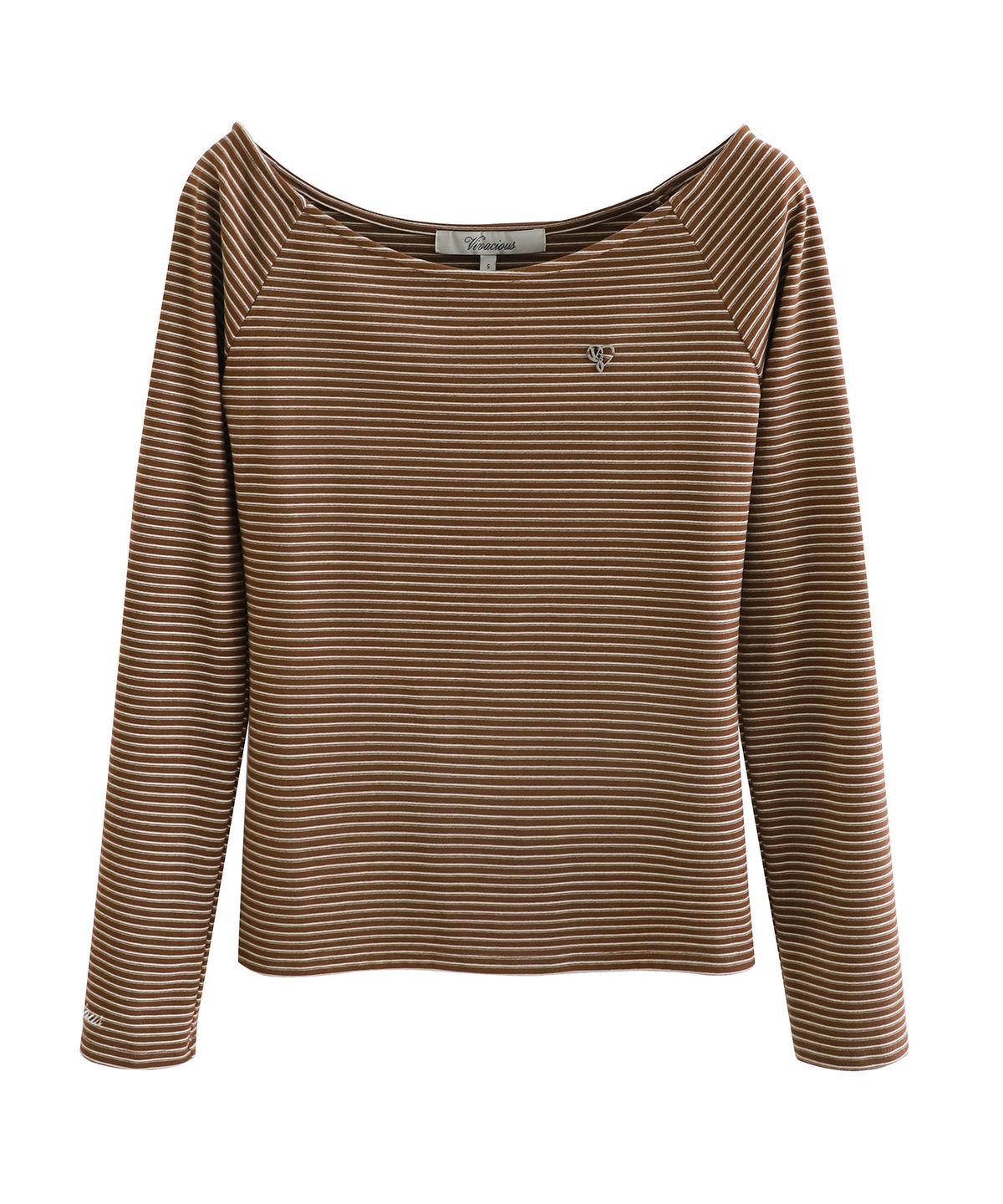 비바셔스(VIVACIOUS) Se Stripe Boat-Neck Tee_5Colors