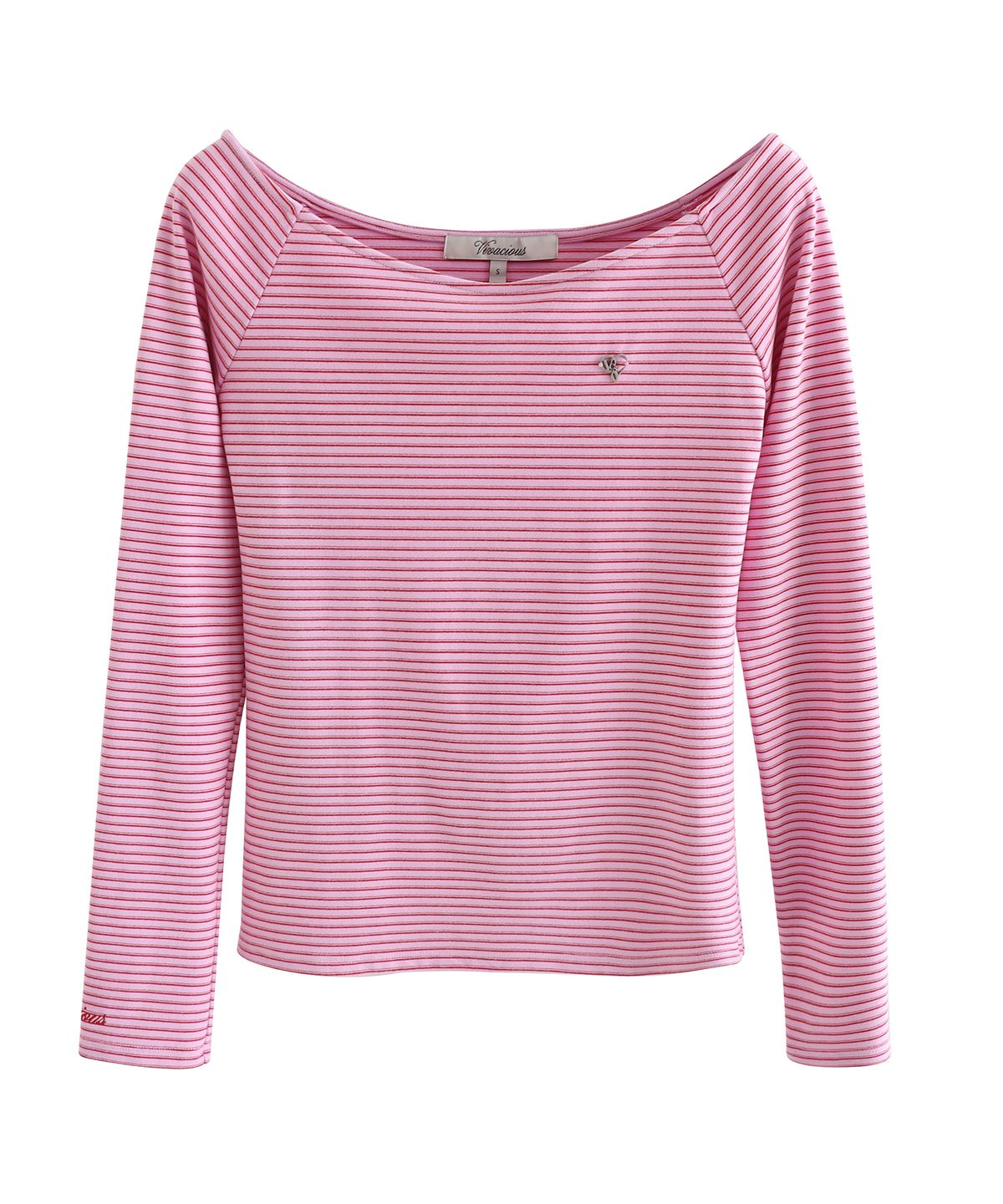 비바셔스(VIVACIOUS) Se Stripe Boat-Neck Tee_5Colors