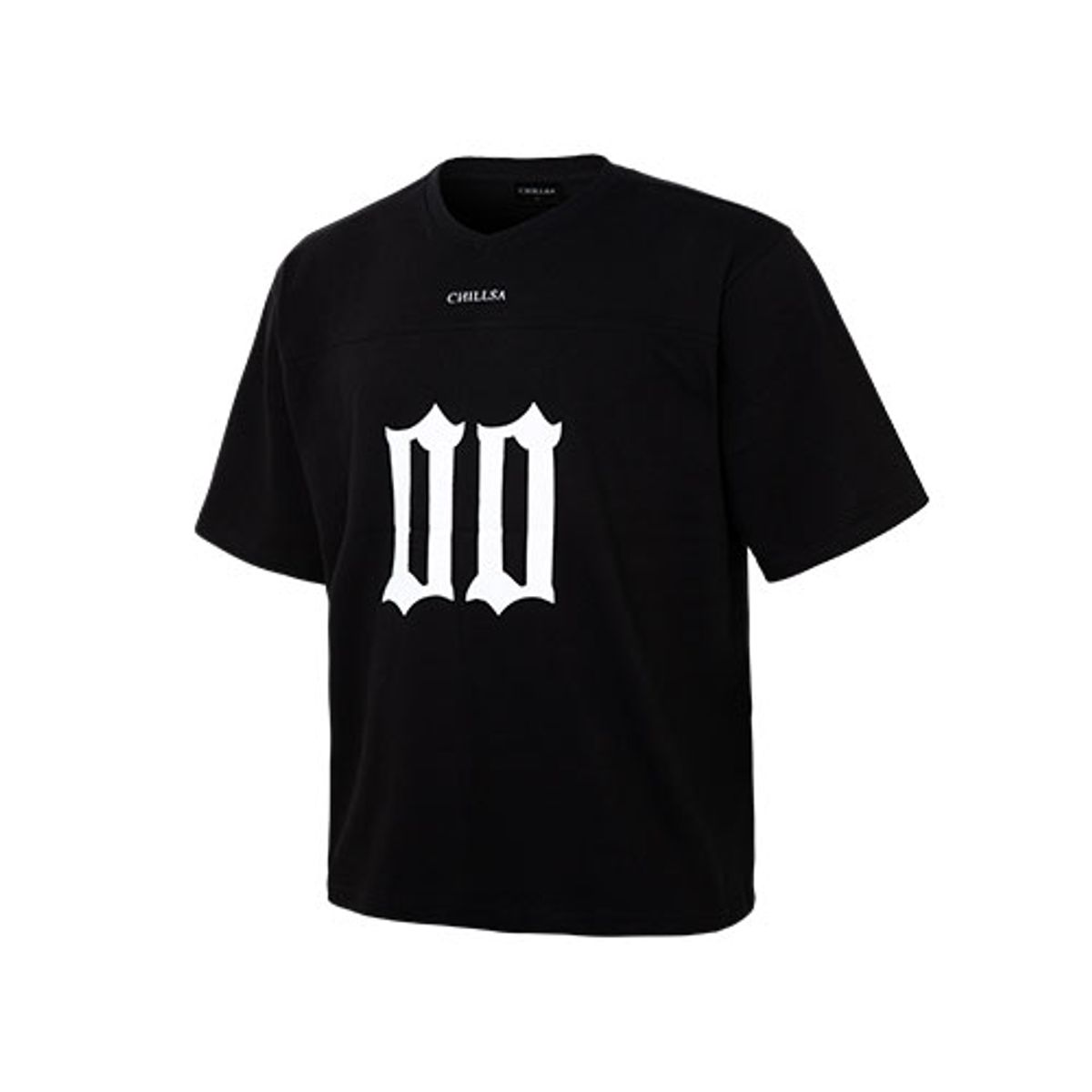 칠사(CHILLSA) Infinity Over Fit Short Sleeve_Black