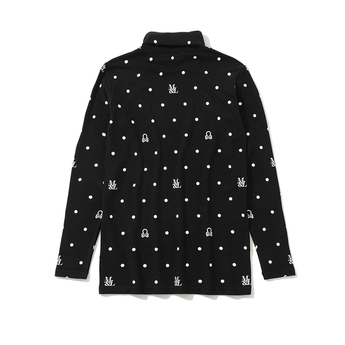 마크앤로나(MARK&LONA) M GN DOT PATTERN MOCK-NECK LS T-SHIRTS LR3IU04M