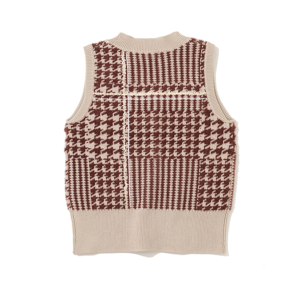 마크앤로나(MARK&LONA) W GN HOUND PATTERN KNIT VEST LR3IV04F