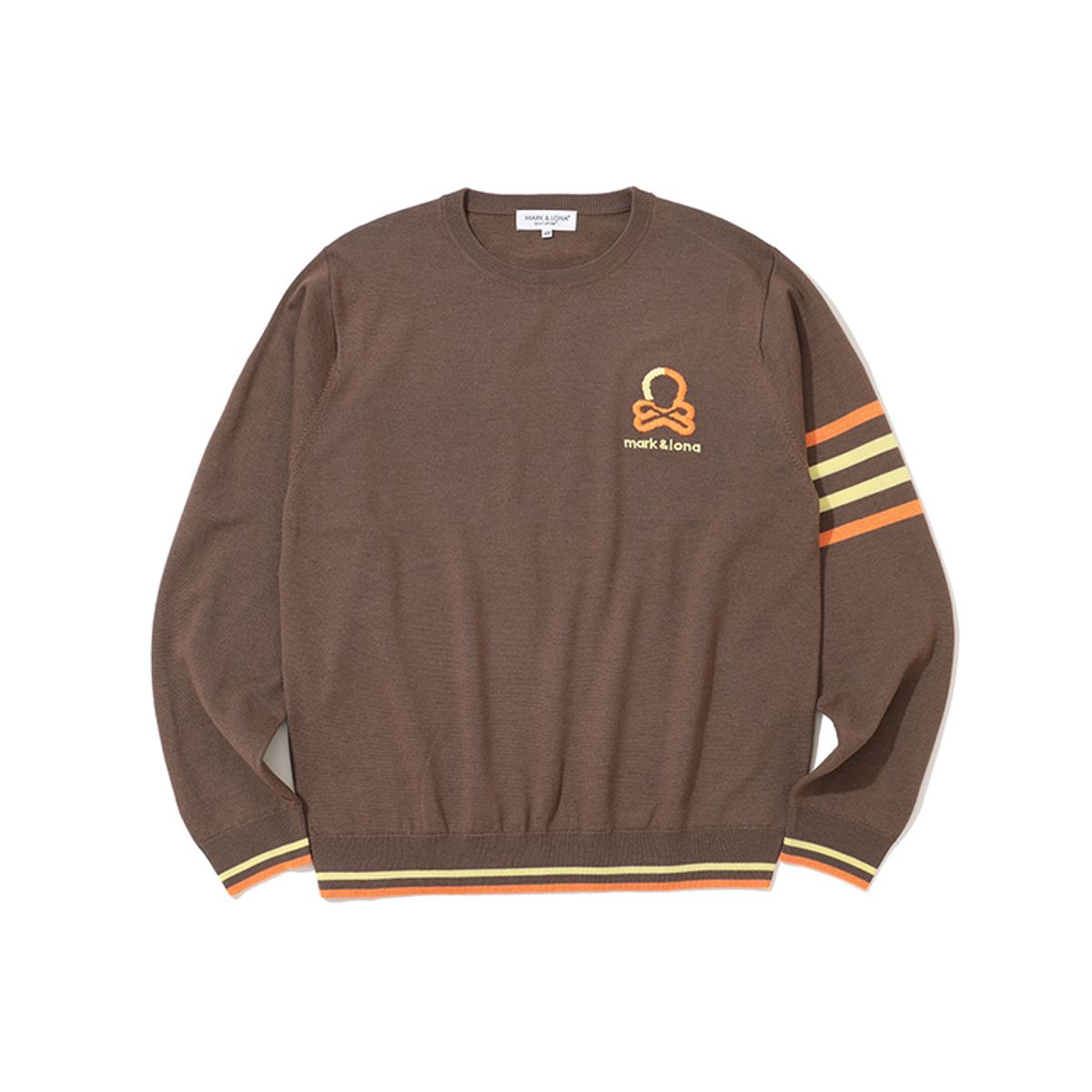 마크앤로나(MARK&LONA) M GN BLANK SKULL POINT CREW KNIT LR3IB01M