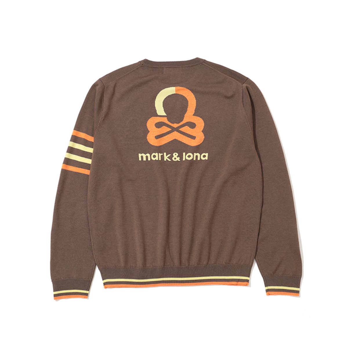 마크앤로나(MARK&LONA) M GN BLANK SKULL POINT CREW KNIT LR3IB01M