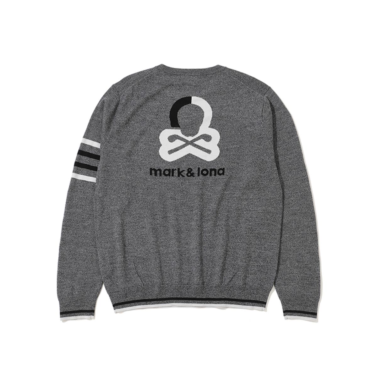 마크앤로나(MARK&LONA) M GN BLANK SKULL POINT CREW KNIT LR3IB01M