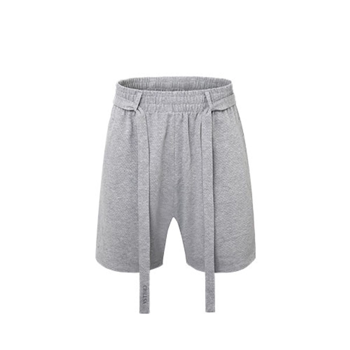 칠사(CHILLSA) Infinity Belted Shorts_Melange Gray