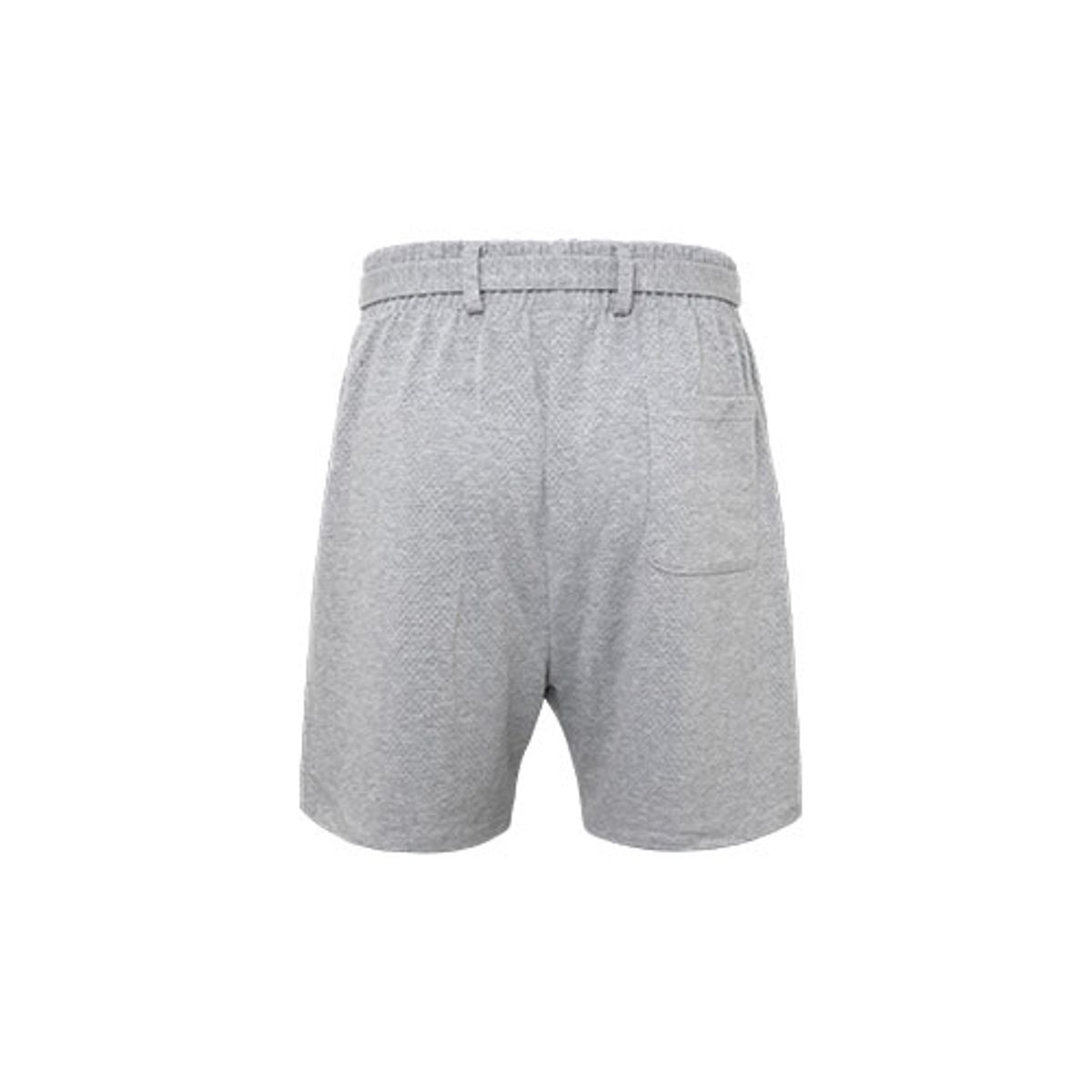 칠사(CHILLSA) Infinity Belted Shorts_Melange Gray