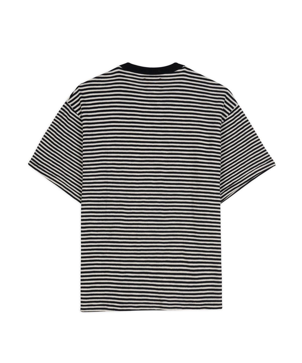 브룩스 브라더스(BROOKS BROTHERS) [BBxBD] 캘리포니아 스트라이프 반팔 티셔츠 (블랙) (BBNPMMF512)