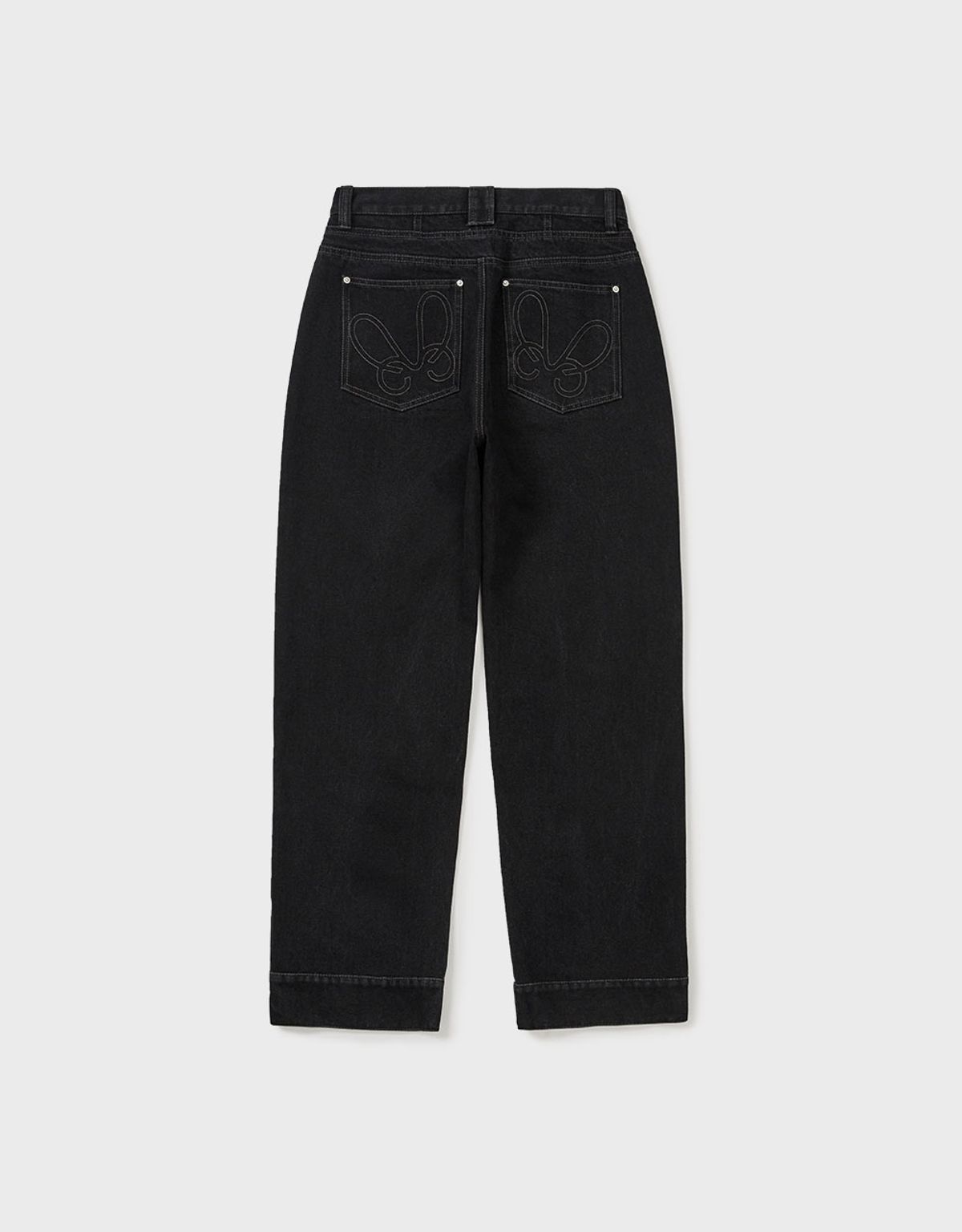 엠엠더블유(MMW) [MMW] DETAILED POCKET DENIM PANTS (BLACK)