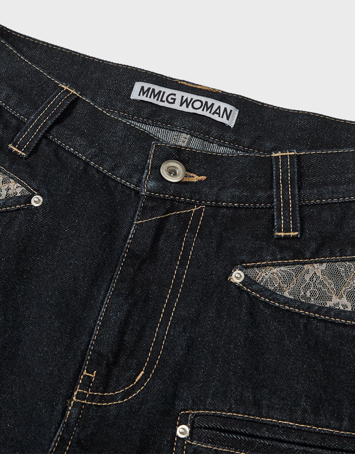 엠엠더블유(MMW) [MMW] DETAILED POCKET DENIM PANTS (INDIGO)