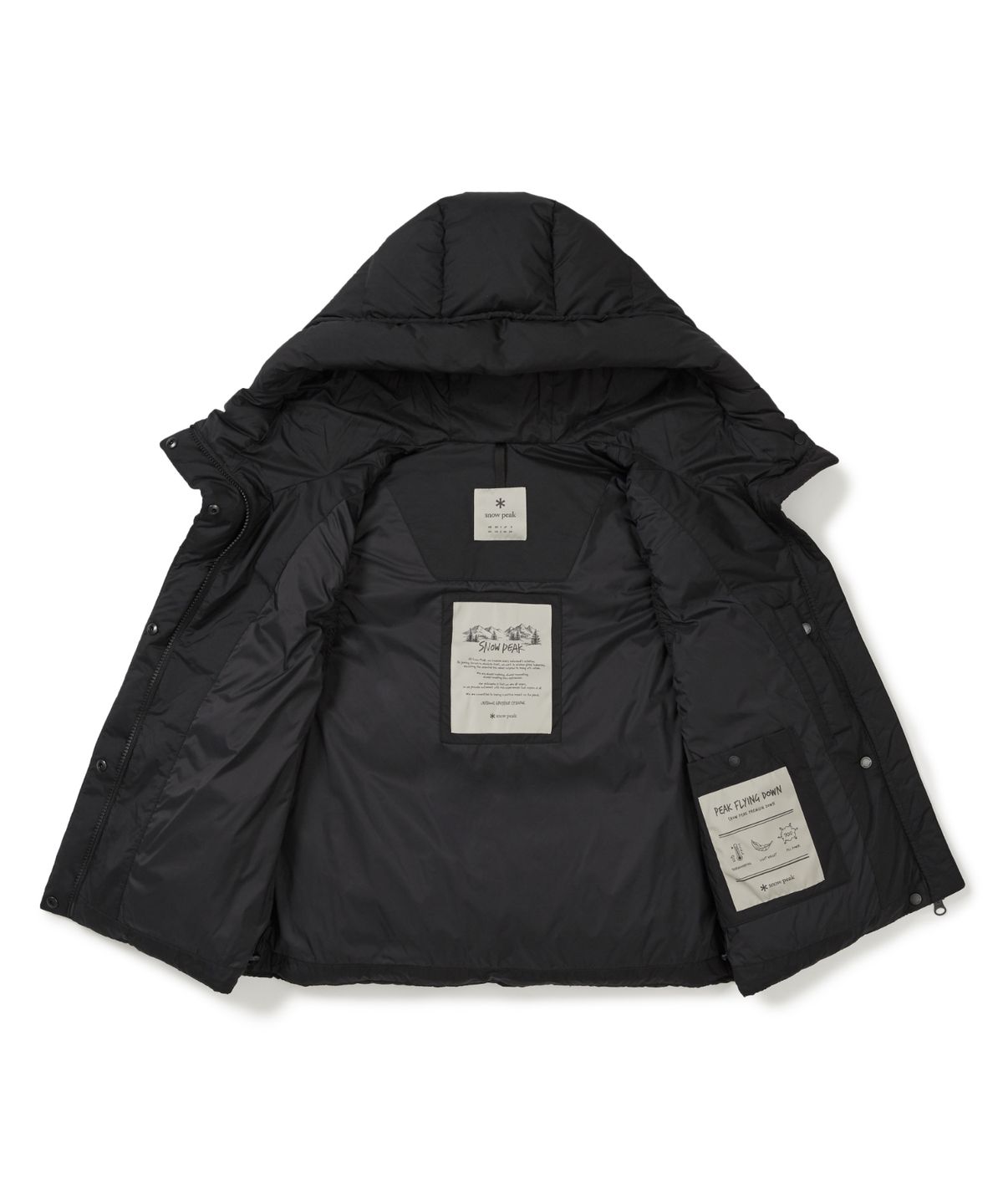 스노우피크 어패럴(SNOWPEAK APPAREL) 퍼피나 여성 후드 다운 베스트 (S25WWFDV21) Black