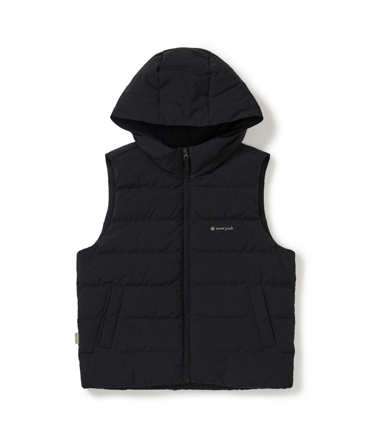 스노우피크 어패럴(SNOWPEAK APPAREL) 랜드 여성 후드 경량 다운 베스트 (S25WWGDV63) Black