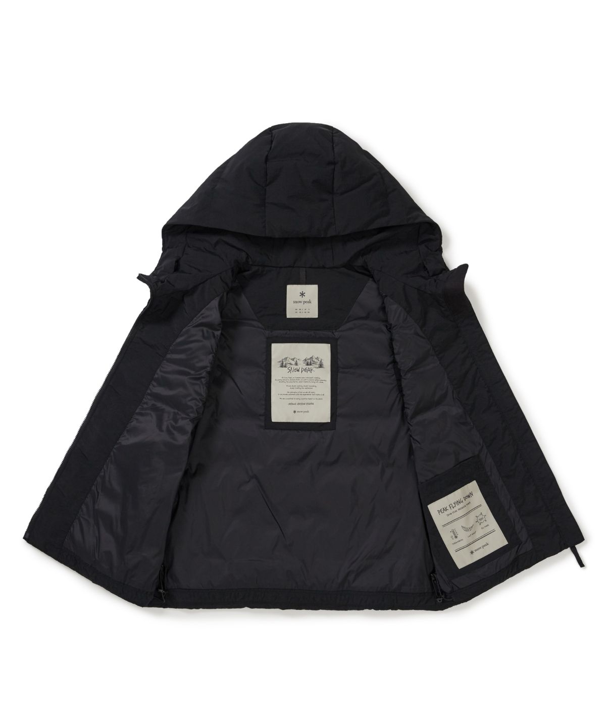 스노우피크 어패럴(SNOWPEAK APPAREL) 랜드 여성 후드 경량 다운 베스트 (S25WWGDV63) Black