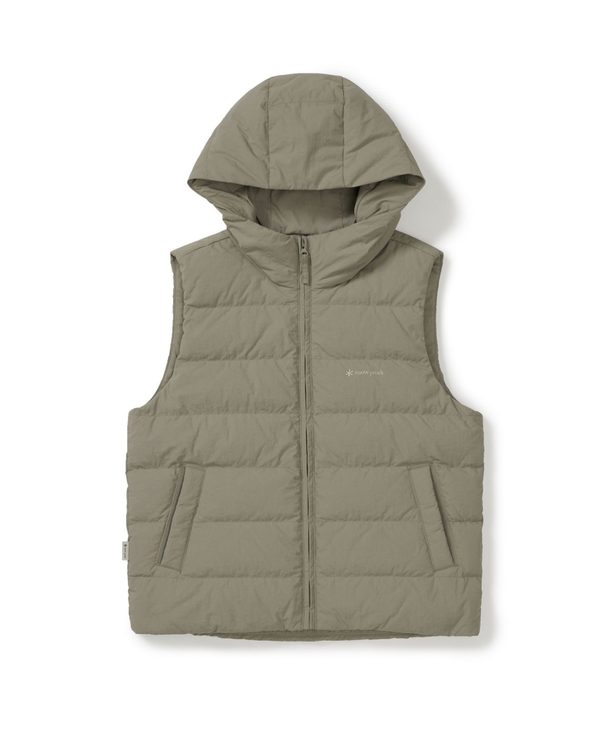 스노우피크 어패럴(SNOWPEAK APPAREL) 랜드 여성 후드 경량 다운 베스트 (S25WWGDV63) Olive