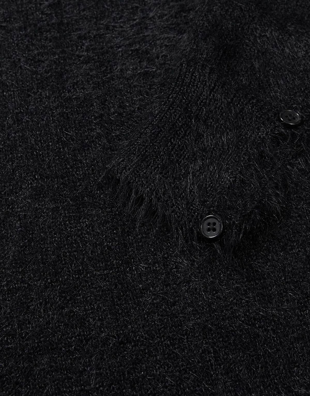 엠엠더블유(MMW) [MMW] HAIRY KNIT OPS (BLACK)