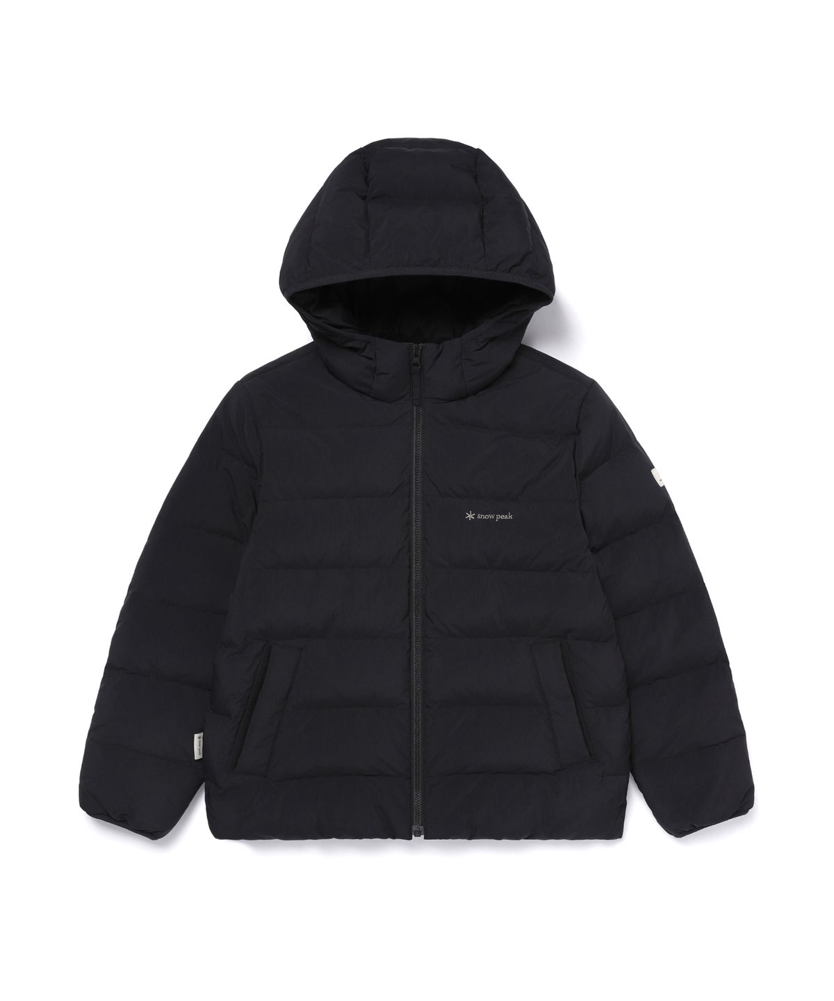 스노우피크 어패럴 키즈(SNOWPEAK APPAREL KIDS) 키즈 랜드 후드 경량 다운 자켓 (S25WKFDJ82) Black