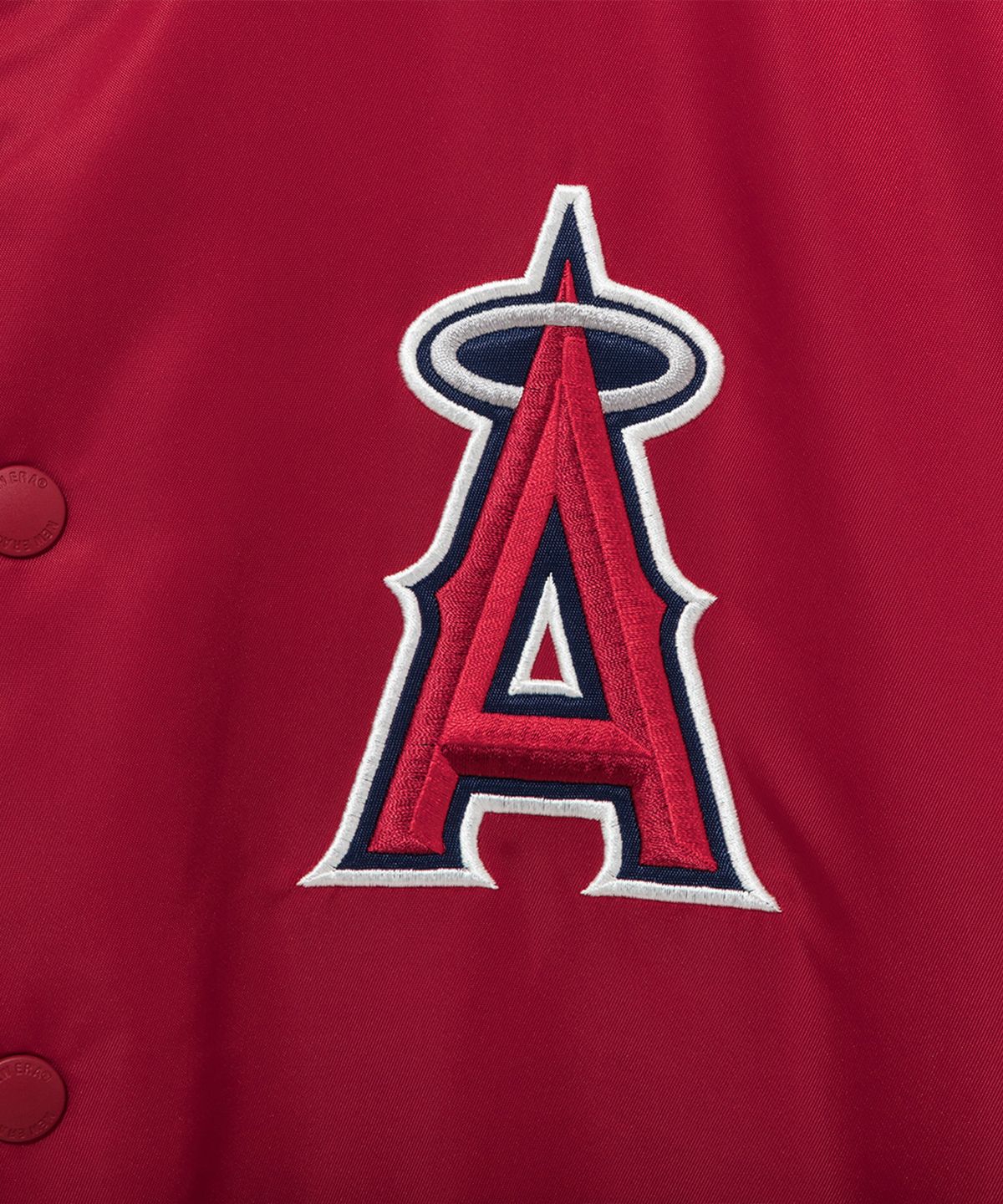 뉴에라(NEW ERA) MLB LA 에인절스 어센틱 스타디움 재킷 레드