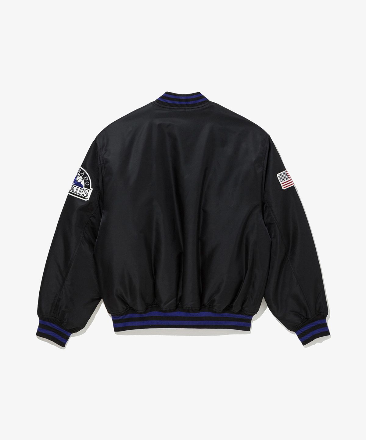 뉴에라(NEW ERA) MLB 콜로라도 로키스 어센틱 스타디움 재킷 블랙