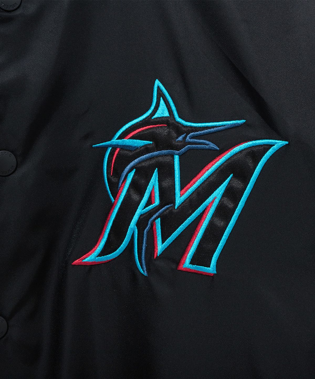 뉴에라(NEW ERA) MLB 마이애미 말린스 어센틱 스타디움 재킷 블랙