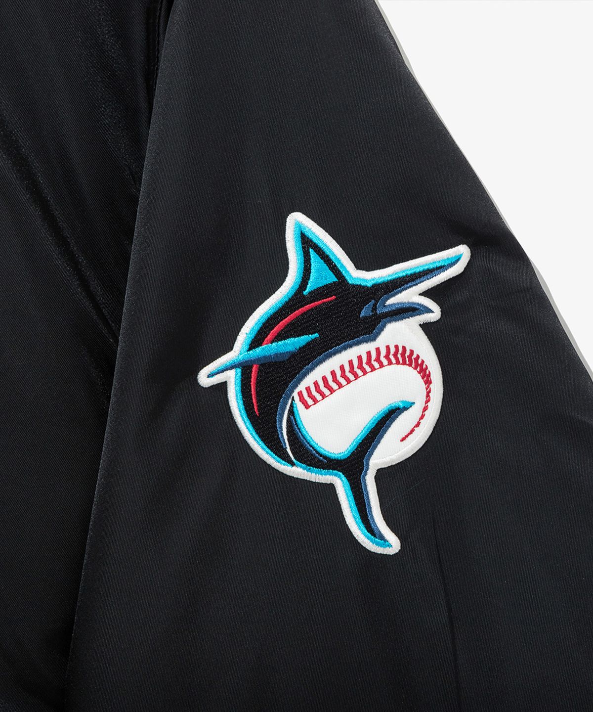 뉴에라(NEW ERA) MLB 마이애미 말린스 어센틱 스타디움 재킷 블랙