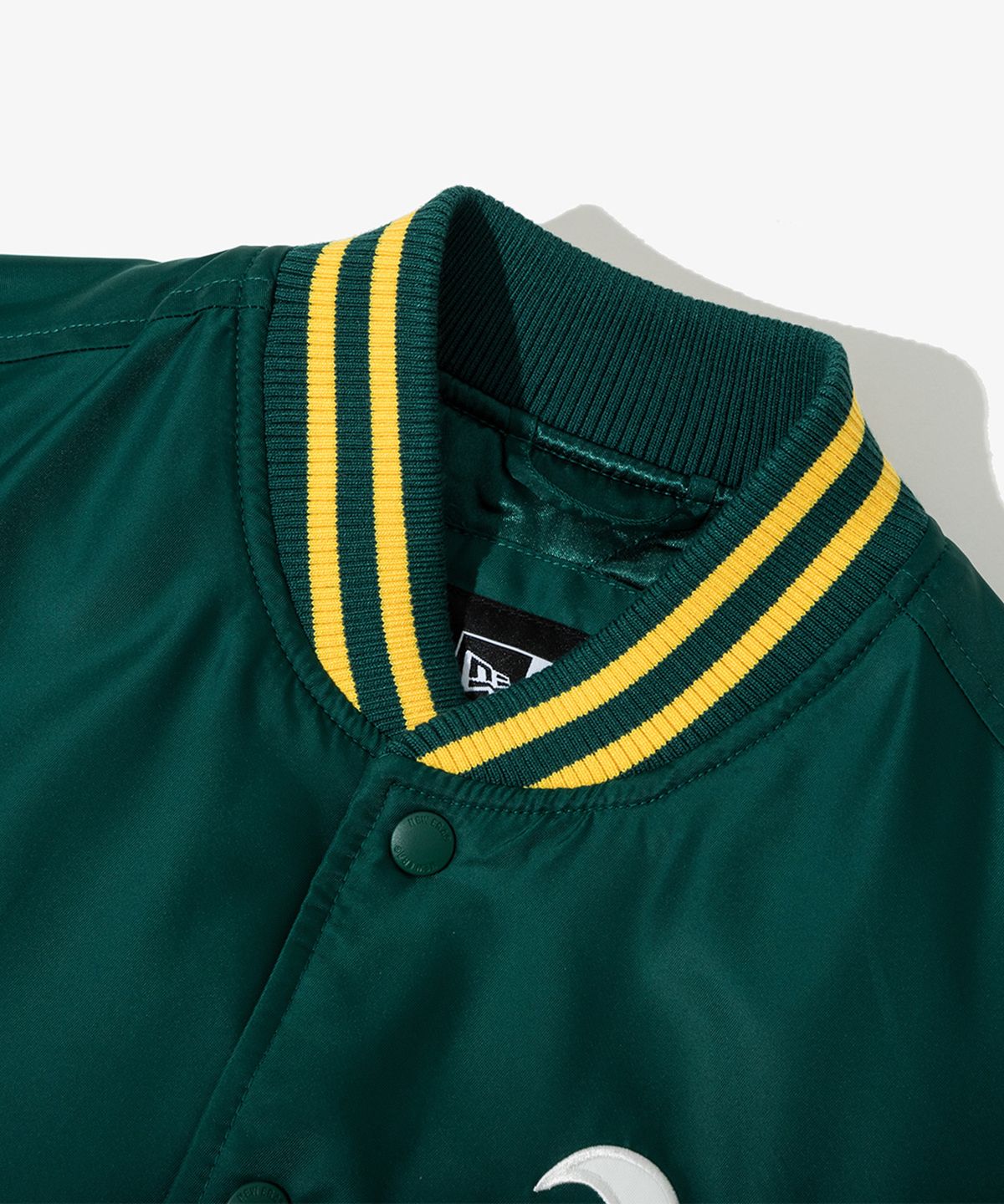 뉴에라(NEW ERA) MLB 오클랜드 애슬레틱스 어센틱 스타디움 재킷 그린