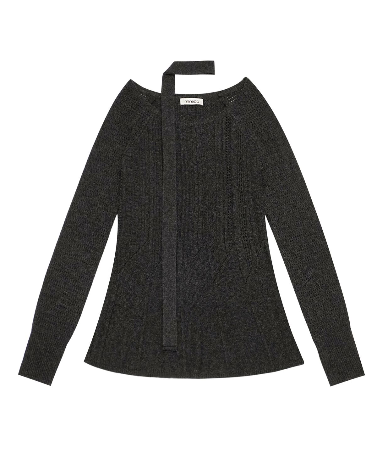 미레코(MIRECO) CABLE RECO KNIT OPS CHARCOAL