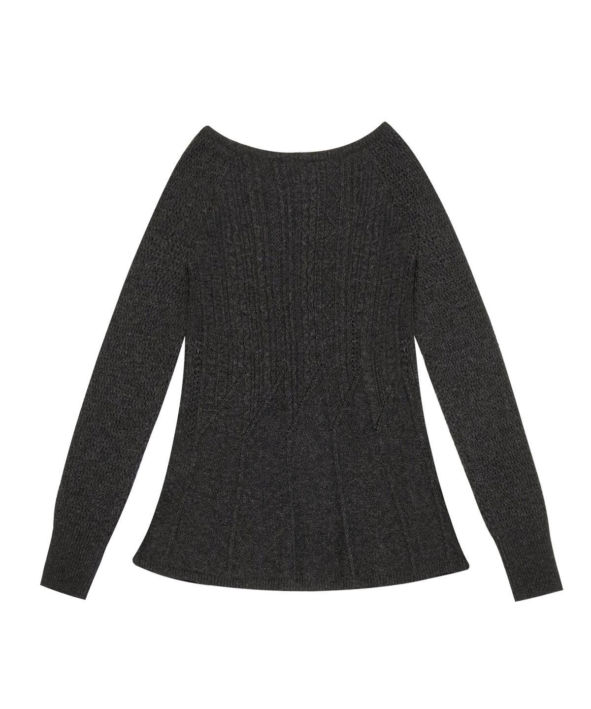 미레코(MIRECO) CABLE RECO KNIT OPS CHARCOAL
