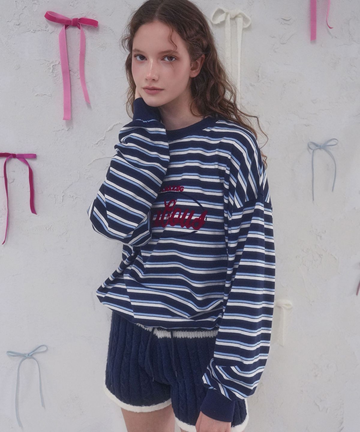 비바셔스(VIVACIOUS) Amazing Stripe Rugby MTM_3Colors
