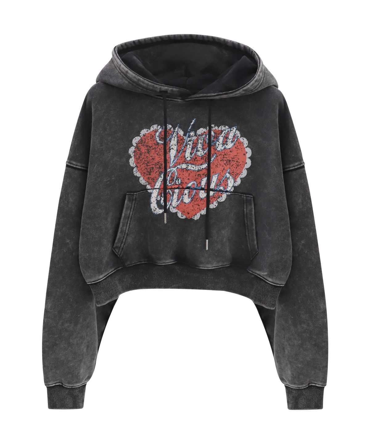 비바셔스(VIVACIOUS) Heart Amour Hoody SALT BLACK