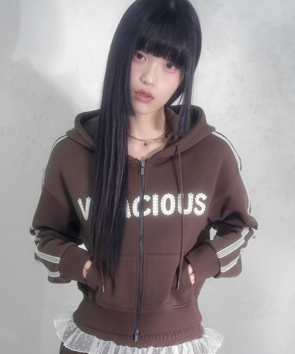 비바셔스(VIVACIOUS) Halo Hoody Zip-up_4Colors