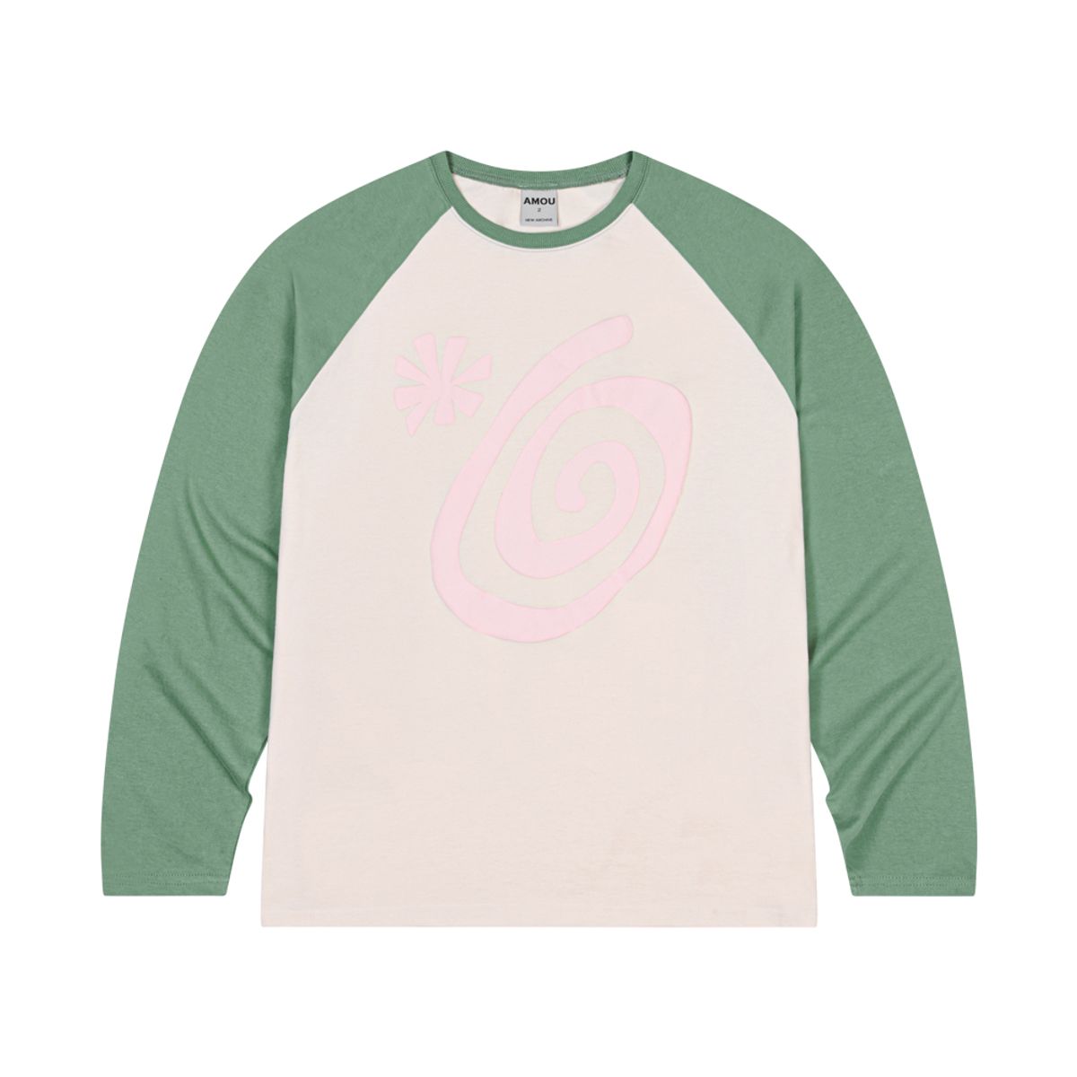 아모우(AMOU) Molly Reglan Long Sleeve GREEN