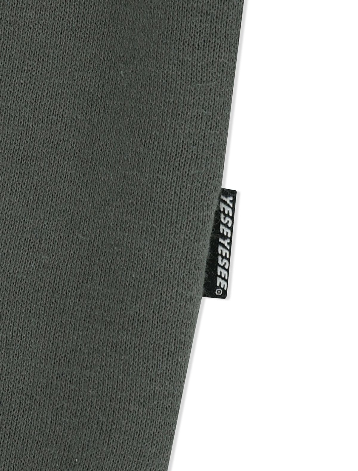 예스아이씨(YESEYESEE) Y.E.S Dotted Logo Sweatshirt Khaki
