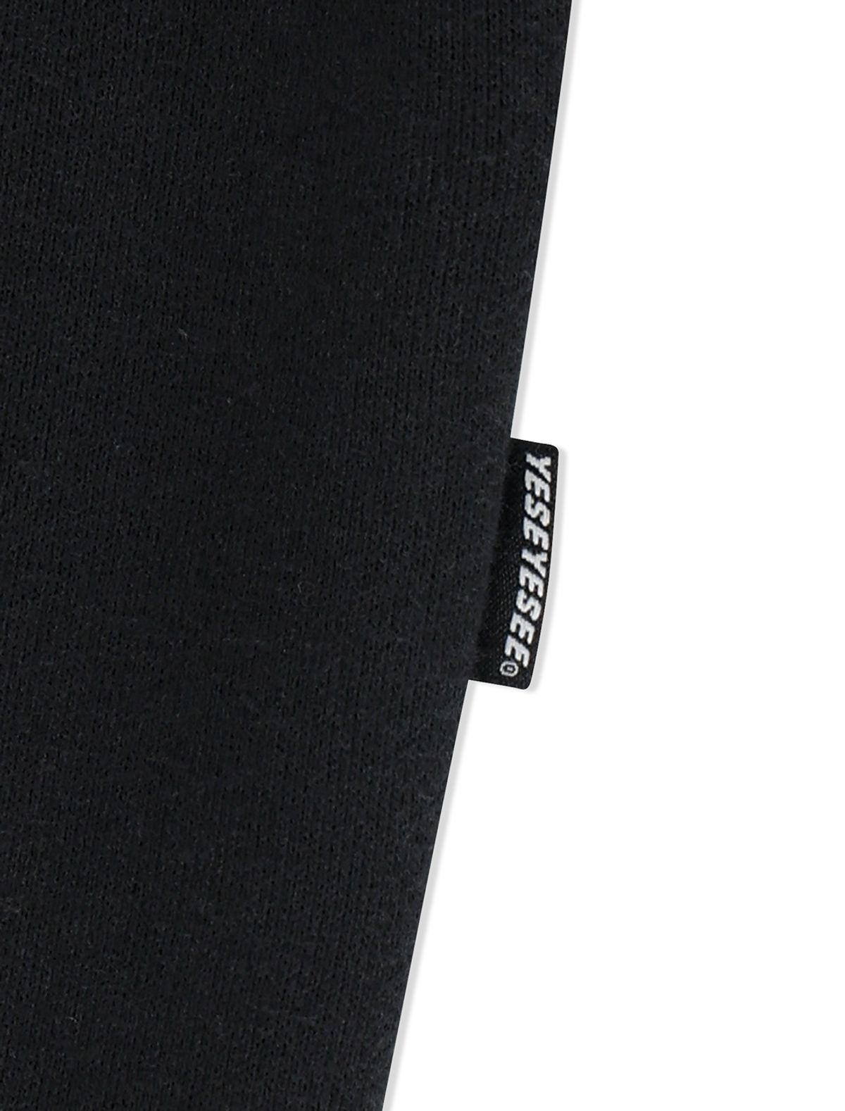 예스아이씨(YESEYESEE) Y.E.S Dotted Logo Sweatshirt Black