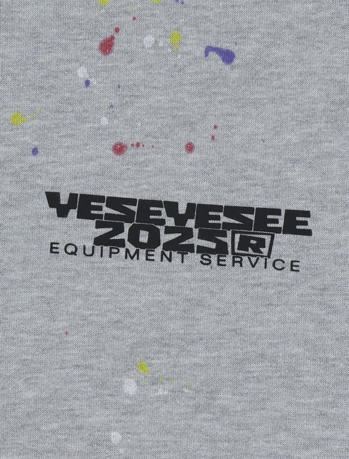 예스아이씨(YESEYESEE) Y.E.S Multi Painted Hoodie Grey