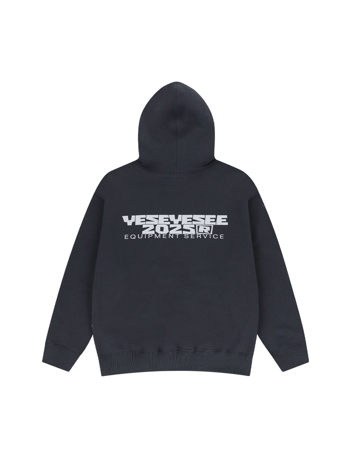 예스아이씨(YESEYESEE) Y.E.S Multi Painted Hoodie Charcoal