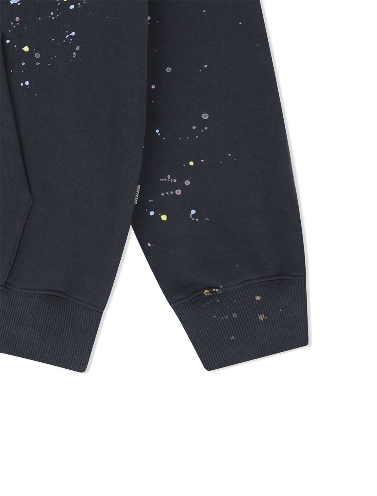 예스아이씨(YESEYESEE) Y.E.S Multi Painted Hoodie Charcoal