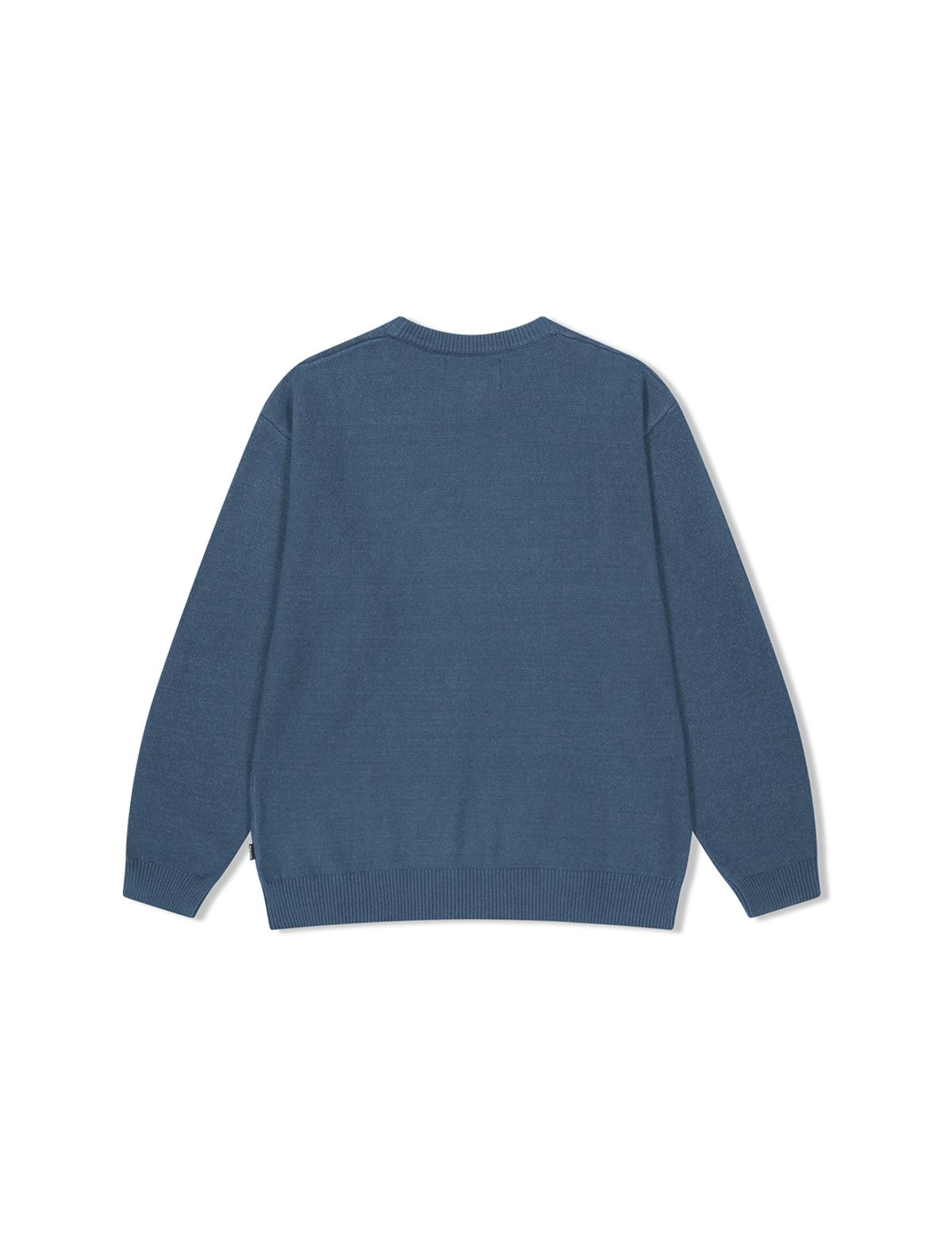 예스아이씨(YESEYESEE) Cherry Tomatoes Graphic Knit Pullover Navy