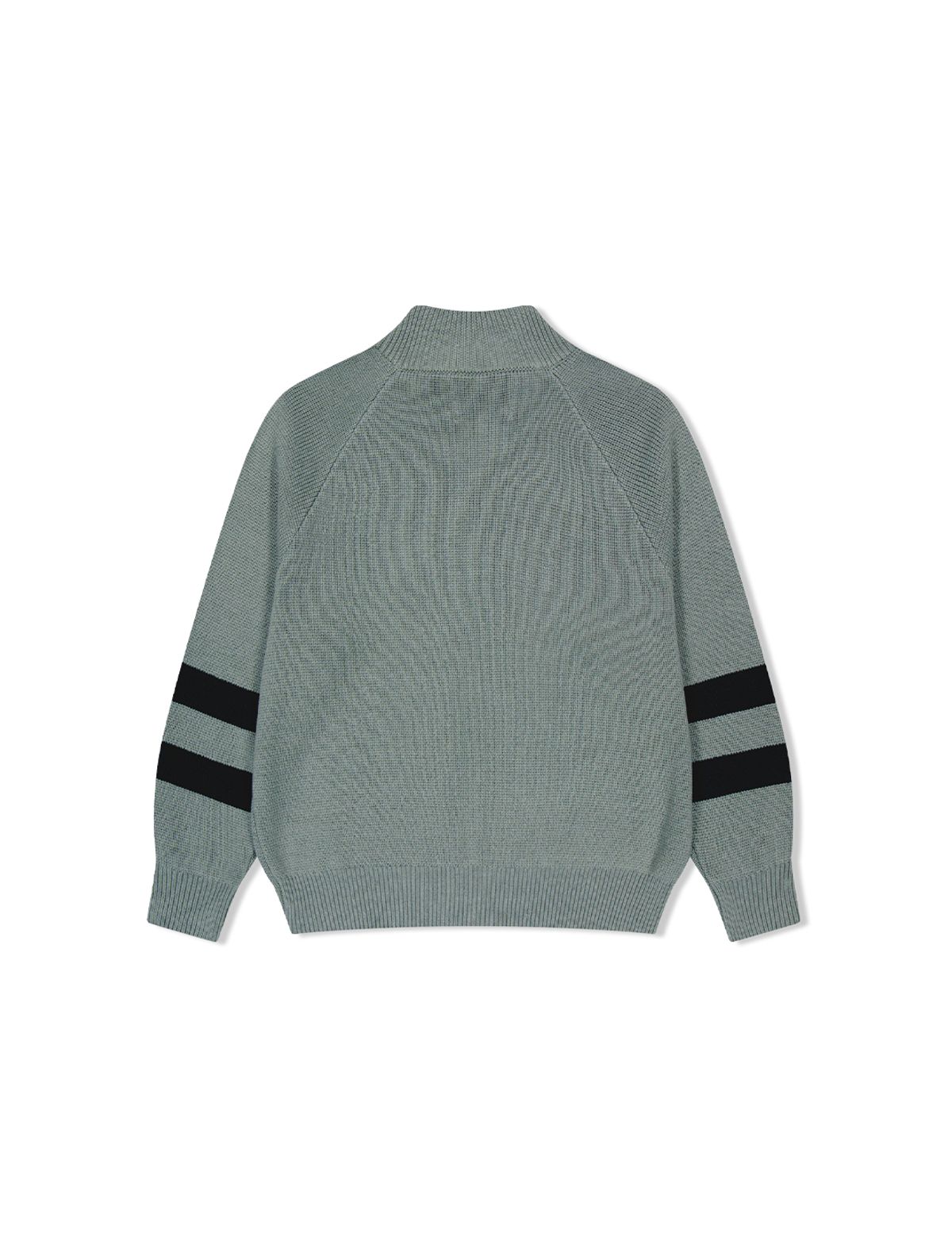 예스아이씨(YESEYESEE) Front Pocket knit Zip-up Ash Blue