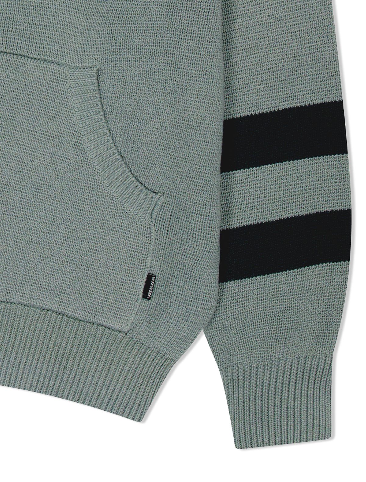 예스아이씨(YESEYESEE) Front Pocket knit Zip-up Ash Blue