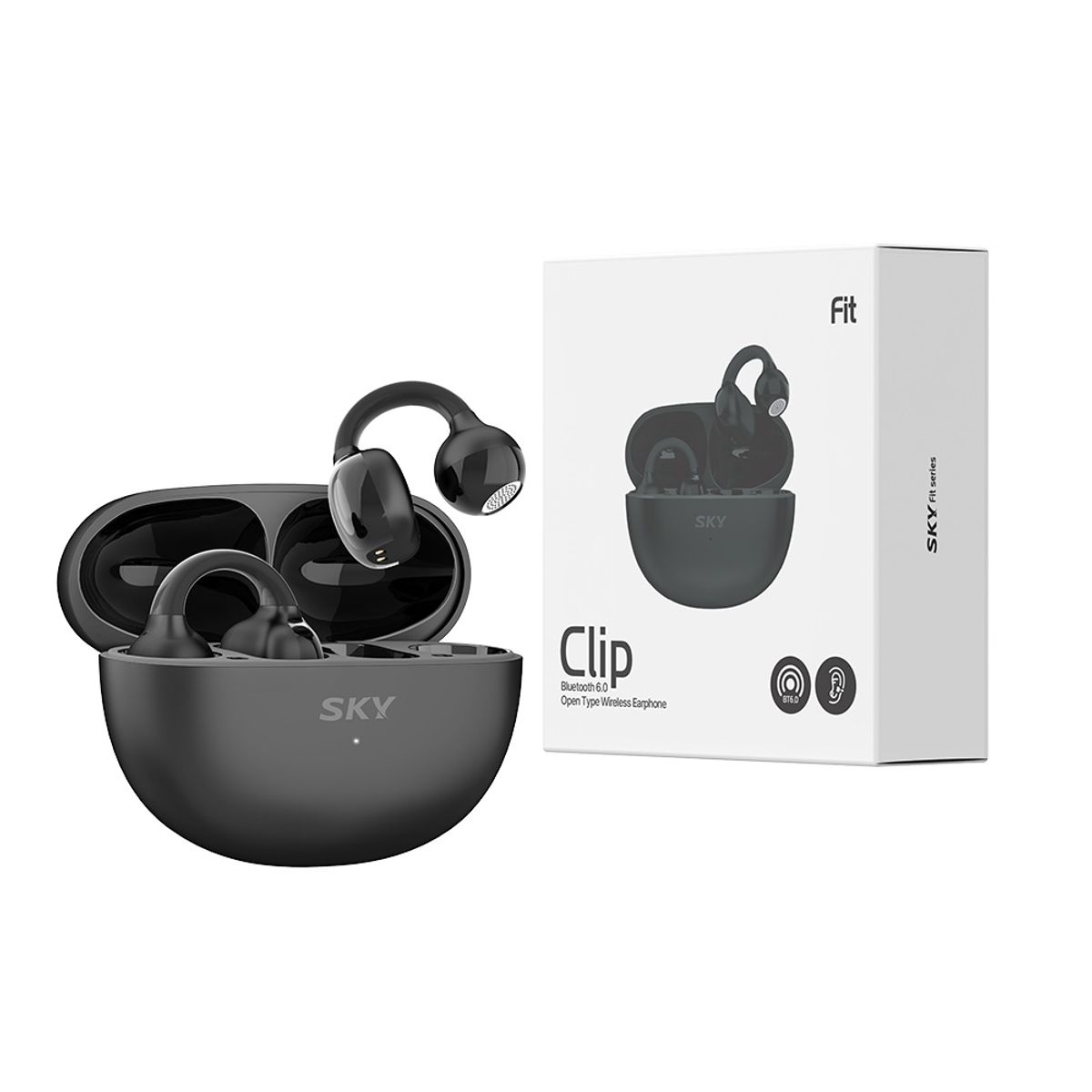 스카이 핏(SKY FIT) 클립 블루투스 6.0 귀찌 오픈형 무선 이어폰 IM-C1