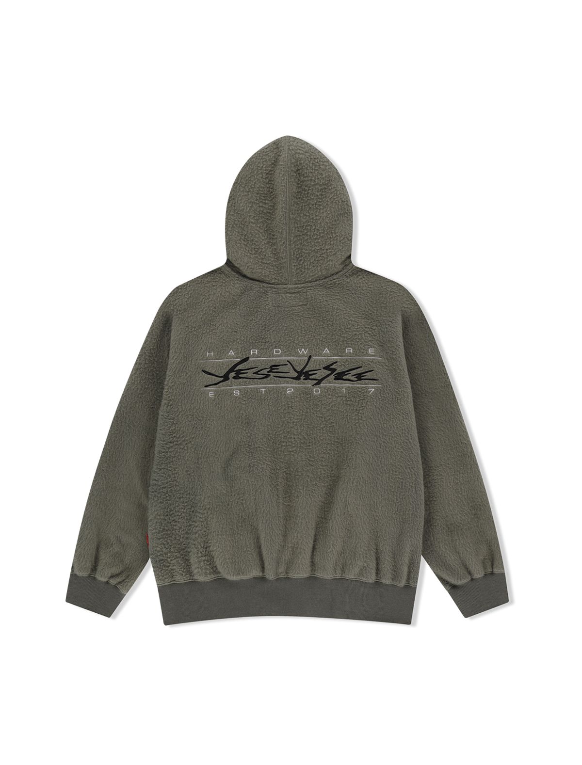 예스아이씨(YESEYESEE) Y.E.S Brushed Zip up Hoodie Khaki