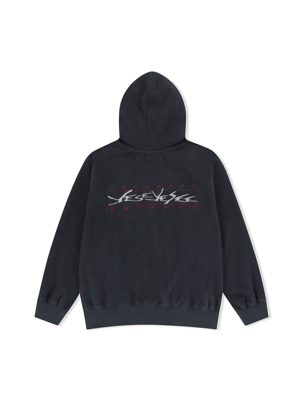 예스아이씨(YESEYESEE) Y.E.S Brushed Zip up Hoodie Charcoal