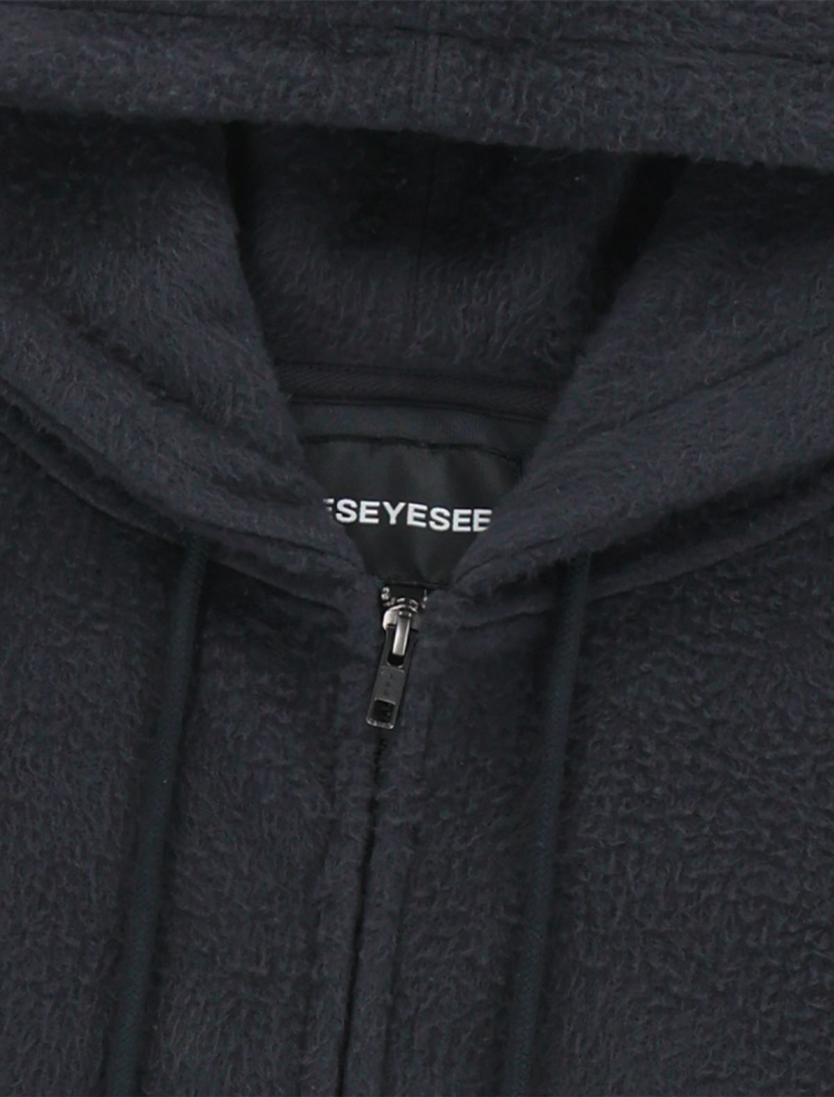 예스아이씨(YESEYESEE) Y.E.S Brushed Zip up Hoodie Charcoal