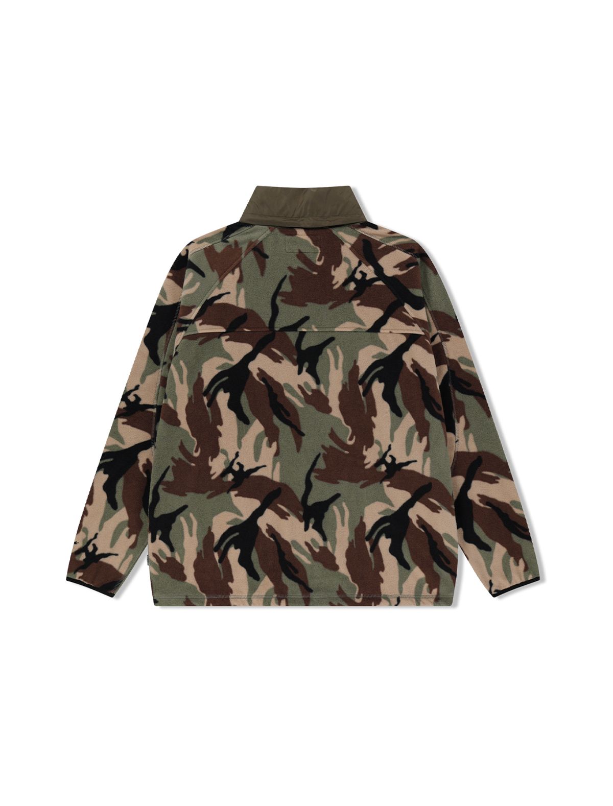 예스아이씨(YESEYESEE) Y.E.S Fleece Full Zip Jacket Camo