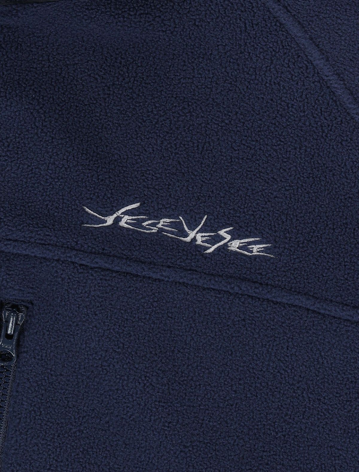 예스아이씨(YESEYESEE) Y.E.S Fleece Full Zip Jacket Navy