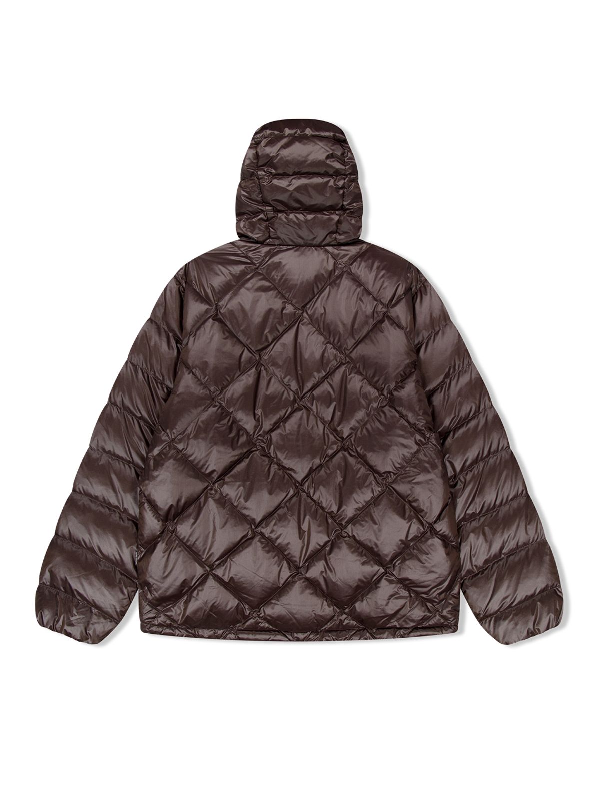 예스아이씨(YESEYESEE) Wafer Goose Down Jacket Brown